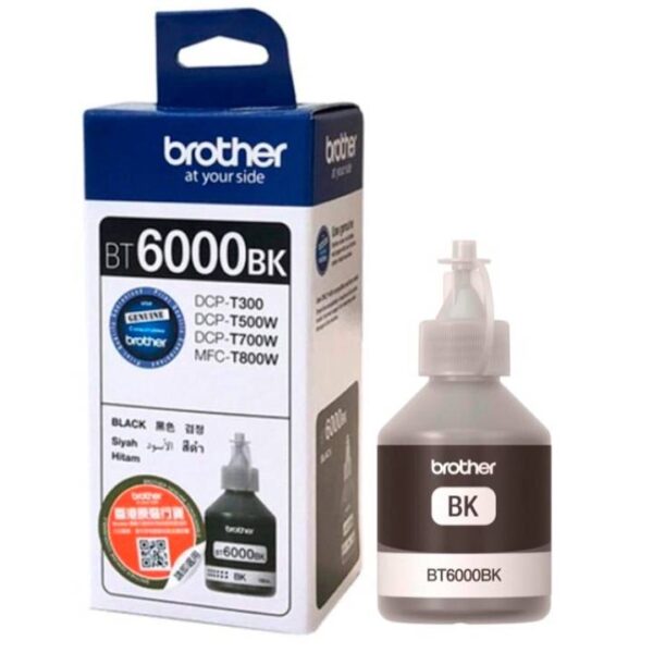 BOTELLA TINTA BROTHER NEGRO BTD60BK