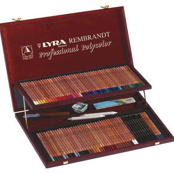 Lyra Rembrandt Polycolor Profesional 105 elementos - libreria elim