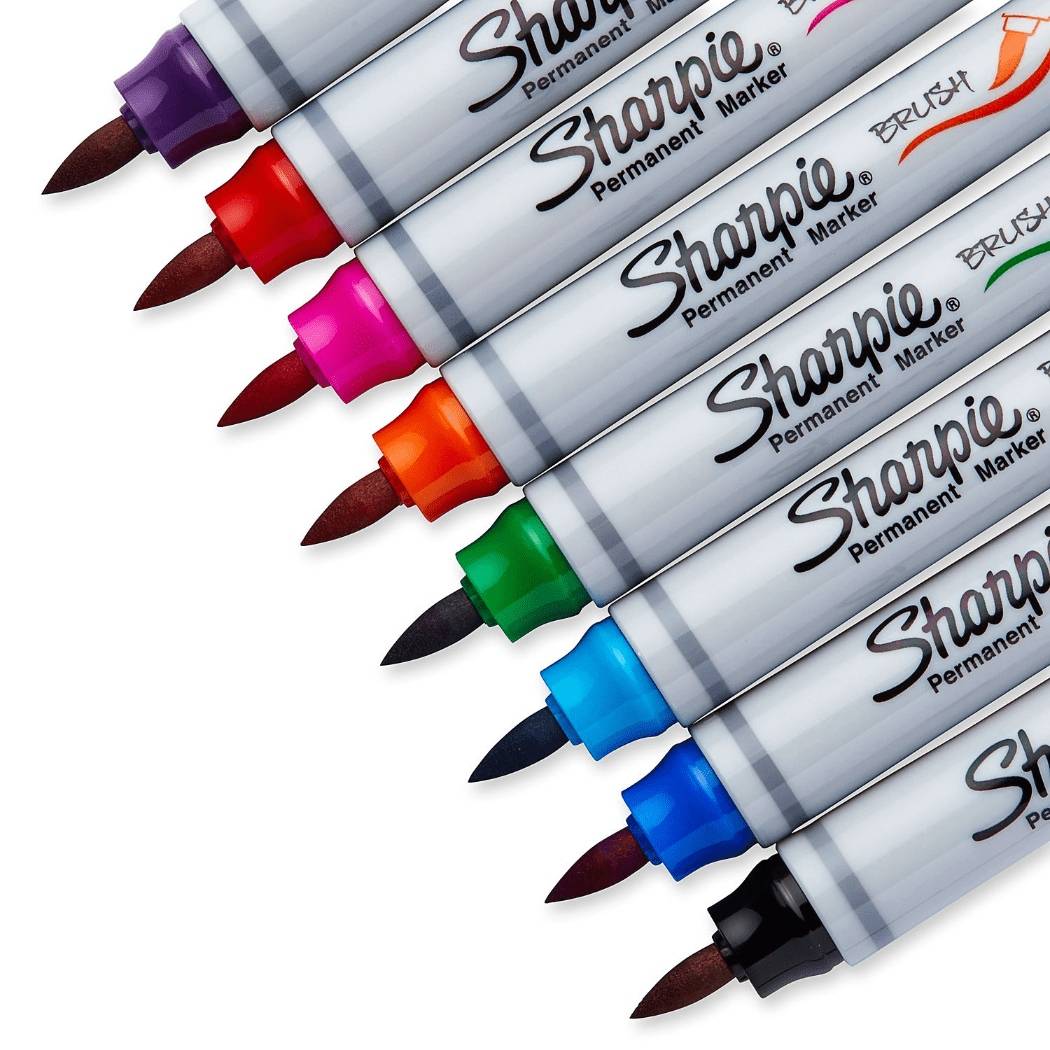 SHARPIE BRUSH TIP SET 8 COLORES-2