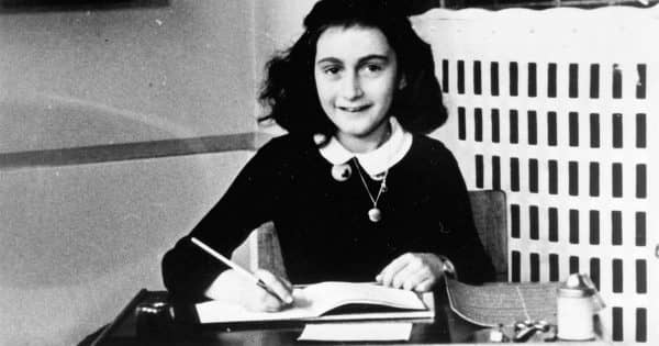 El diaria de Ana Frank - imagen escritora