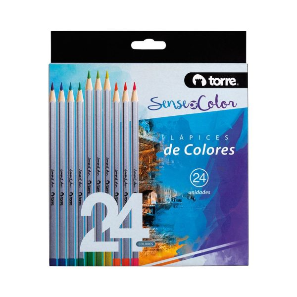 lapices 24 colores sense