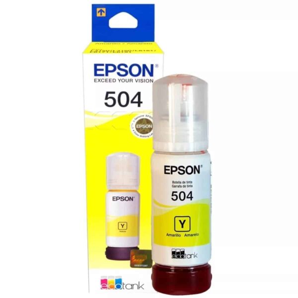 BOTELLA TINTA EPSON 504 AMARILLO 70ml