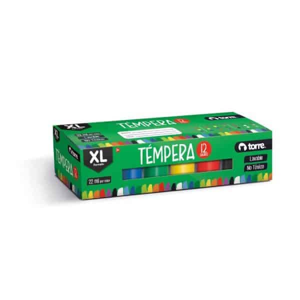 TEMPERA TORRE XL 12 COLORES