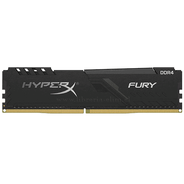 MEMORIA RAM 8GB HYPERX DDR4 DIMM 2400MHZ FURY BLACK