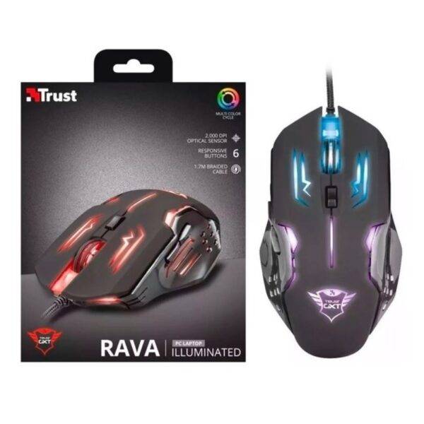 MOUSE GXT108 RAVA RGB 6 BOTONES