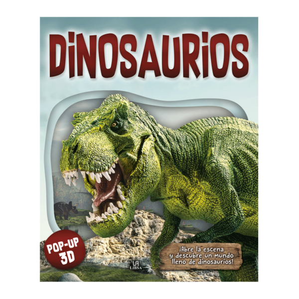 LIBRO POP UP 3D DINOSAURIO MUNDICROM