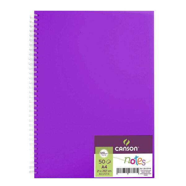 canson notes a4 violeta