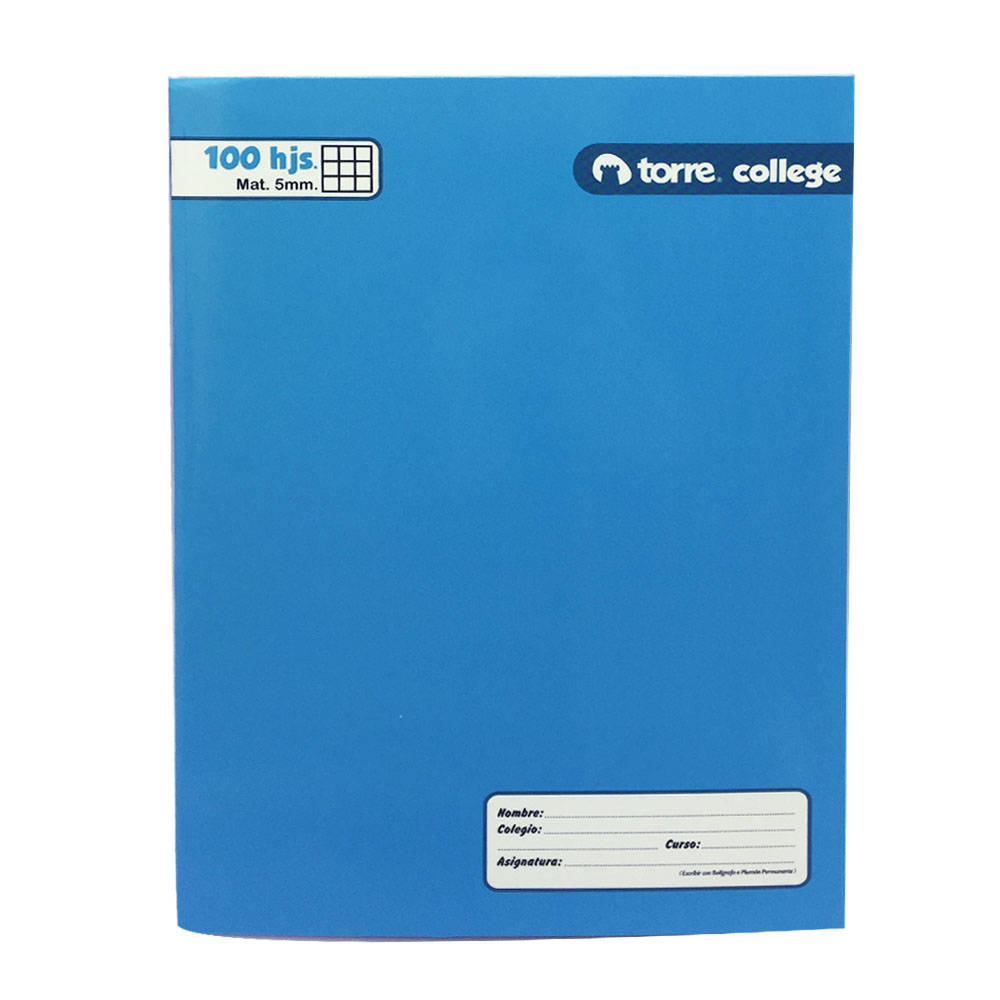 CUADERNO COLLEGE TORRE 5mm-2