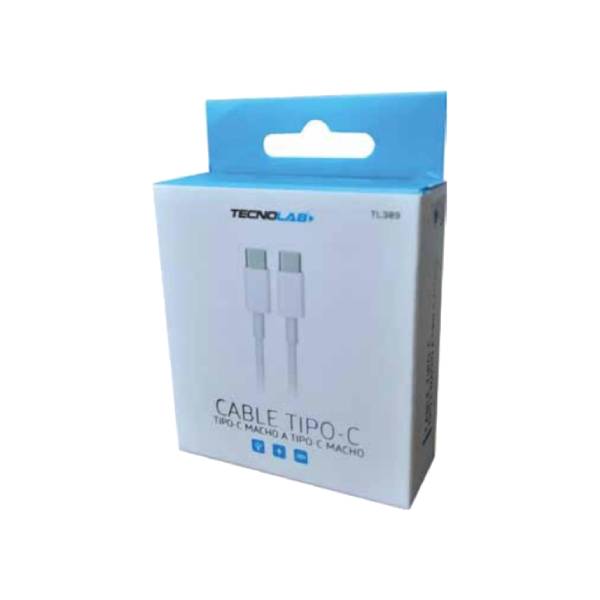 CABLE USB TIPO C a TIPO C TECNOLAB