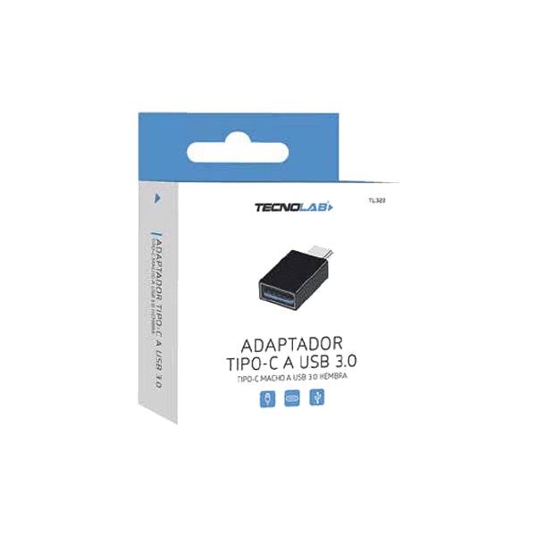 ADAPTADOR USB 3.0 HEMBRA a USB TIPO C MACHO 3.0
