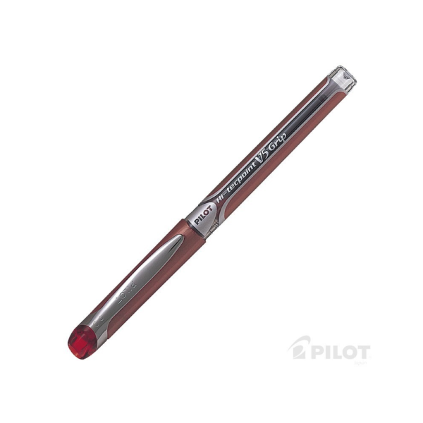 LAPIZ TINTA HI-TECPOINT GRIP V5 ROJO PILOT