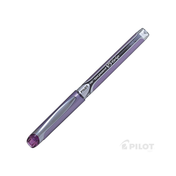 LAPIZ TINTA HI-TECPOINT GRIP V5 VIOLETA PILOT