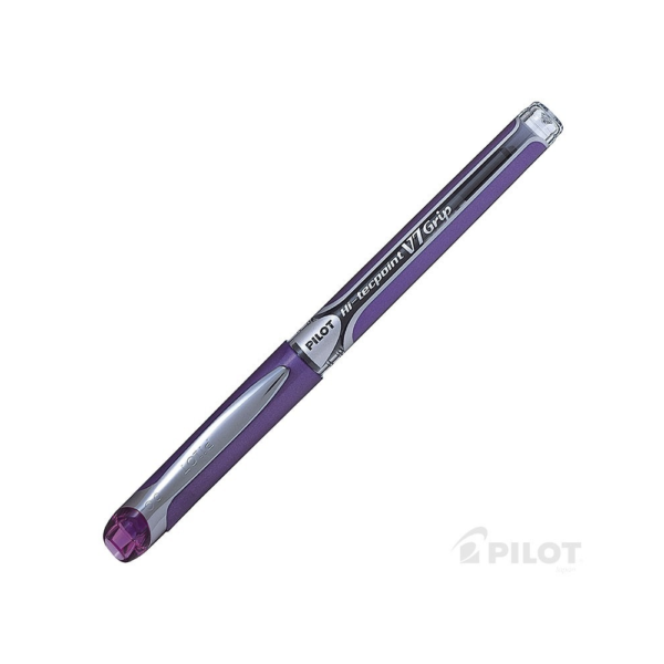 LAPIZ TINTA HI-TECPOINT GRIP V7 VIOLETA PILOT